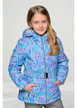 BabyLine бирюзовая зимняя термокурточка для девочки Hilda Z 107K-17
